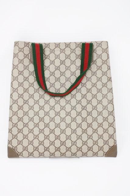 Vintage GUCCI GG Supreme Tote Bag at Rice and Beans Vintage