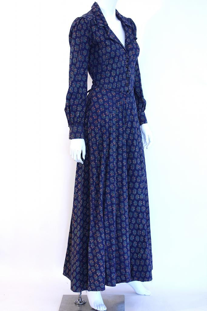vintage cotton maxi dress