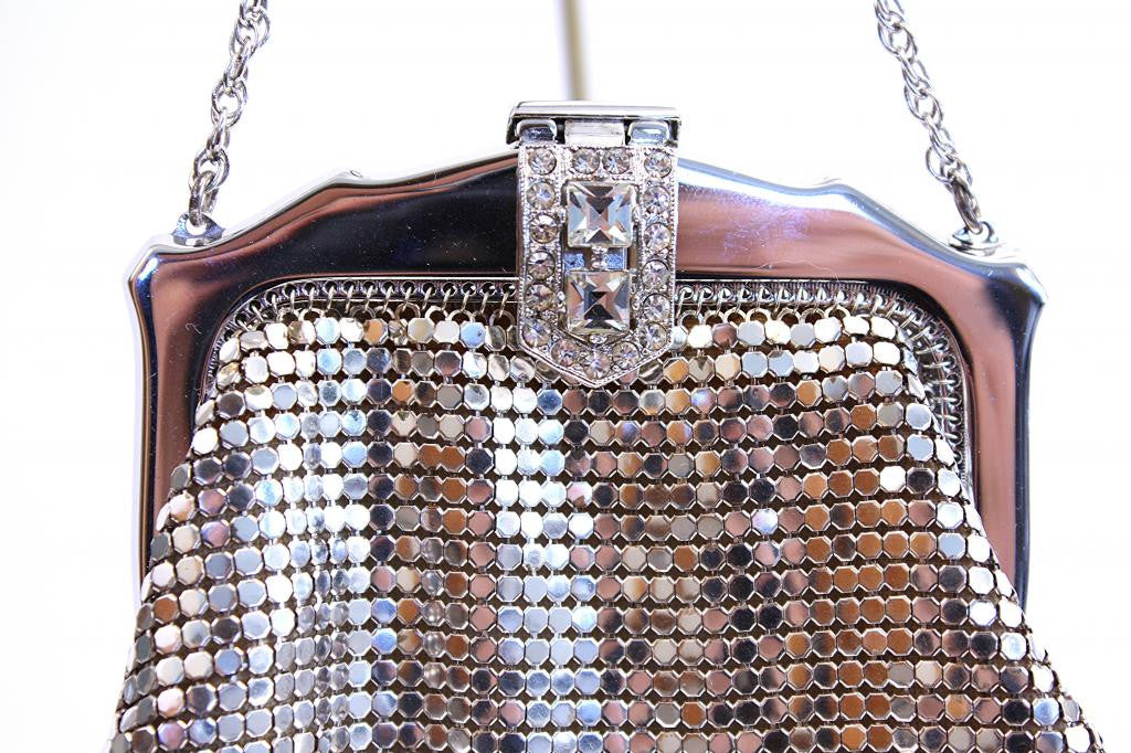 Vintage WHITING & DAVIS Chain Mail Purse at Rice and Beans Vintage