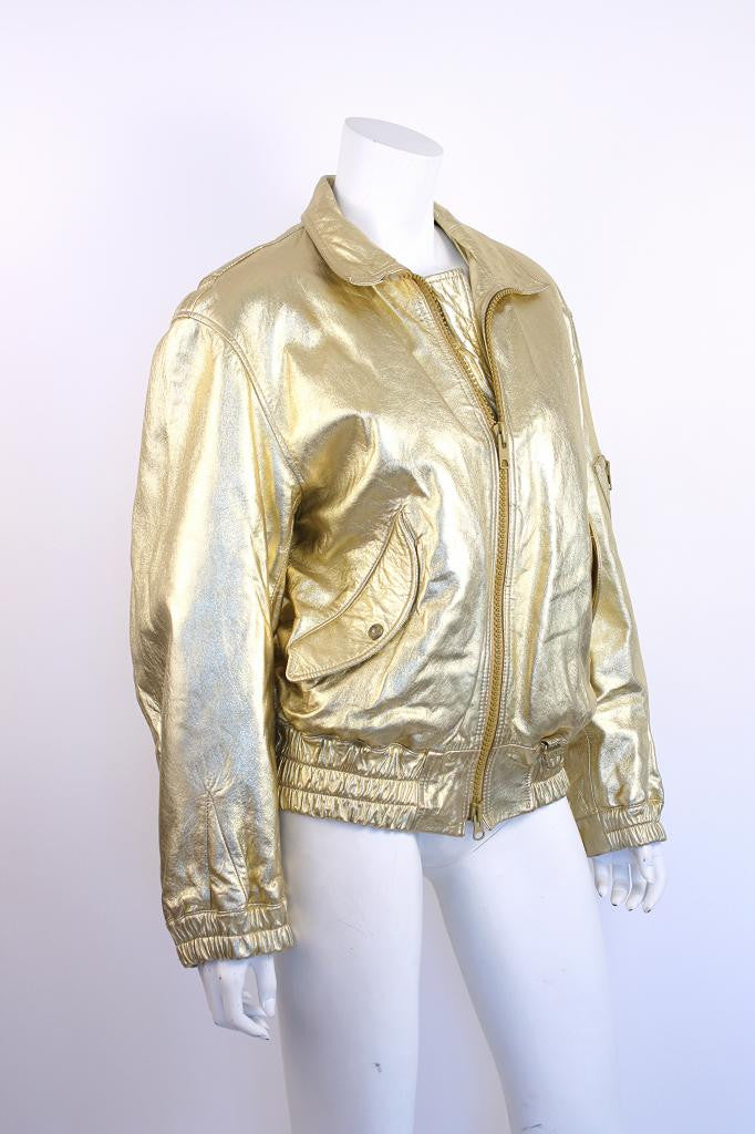 ralph lauren gold jacket