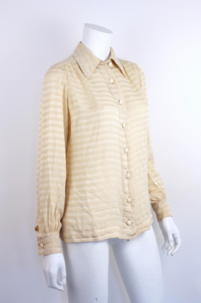 Vintage 1973 DIOR Haute Couture Blouse at Rice and Beans Vintage