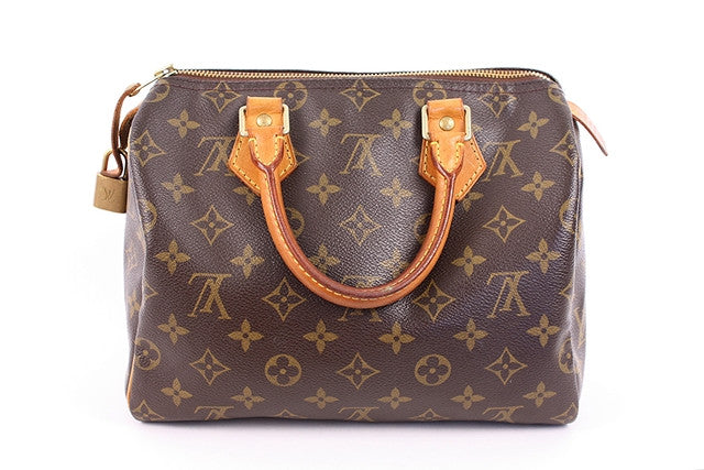 Authentic Vintage LOUIS VUITTON Monogram Speedy Bag 25