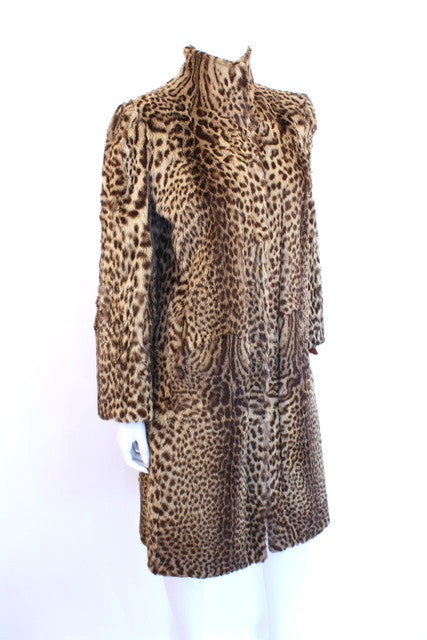 Vintage Geoffrey Cat Fur Coat at Rice and Beans Vintage