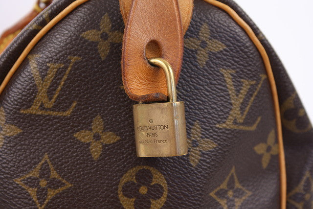 Authentic Vintage LOUIS VUITTON Monogram Speedy Bag 25