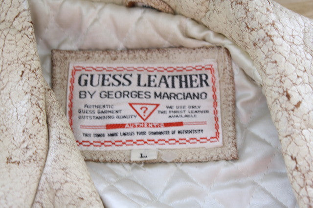 marciano guess leather jacket