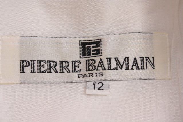 Vintage 80's PIERRE BALMAIN Mini Dress