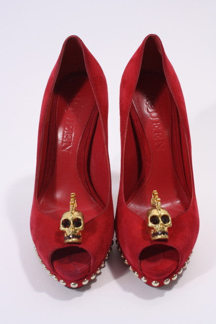 alexander mcqueen red heels