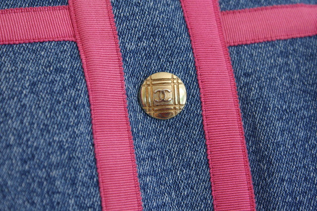 vintage chanel denim jacket
