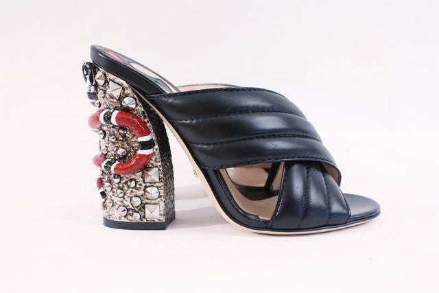 snake heels gucci
