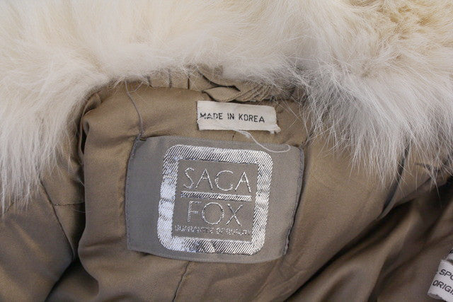Vintage SAGA Spotted Fox Fur Coat at Rice and Beans Vintage