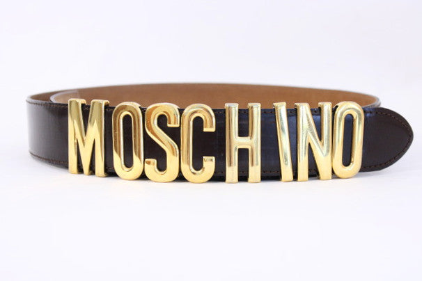 vintage moschino belt