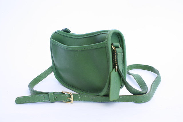 Vintage COACH Green Handbag at Rice and Beans Vintage