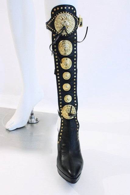 vintage versace boots