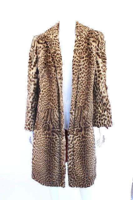 Vintage Geoffrey Cat Fur Coat at Rice and Beans Vintage