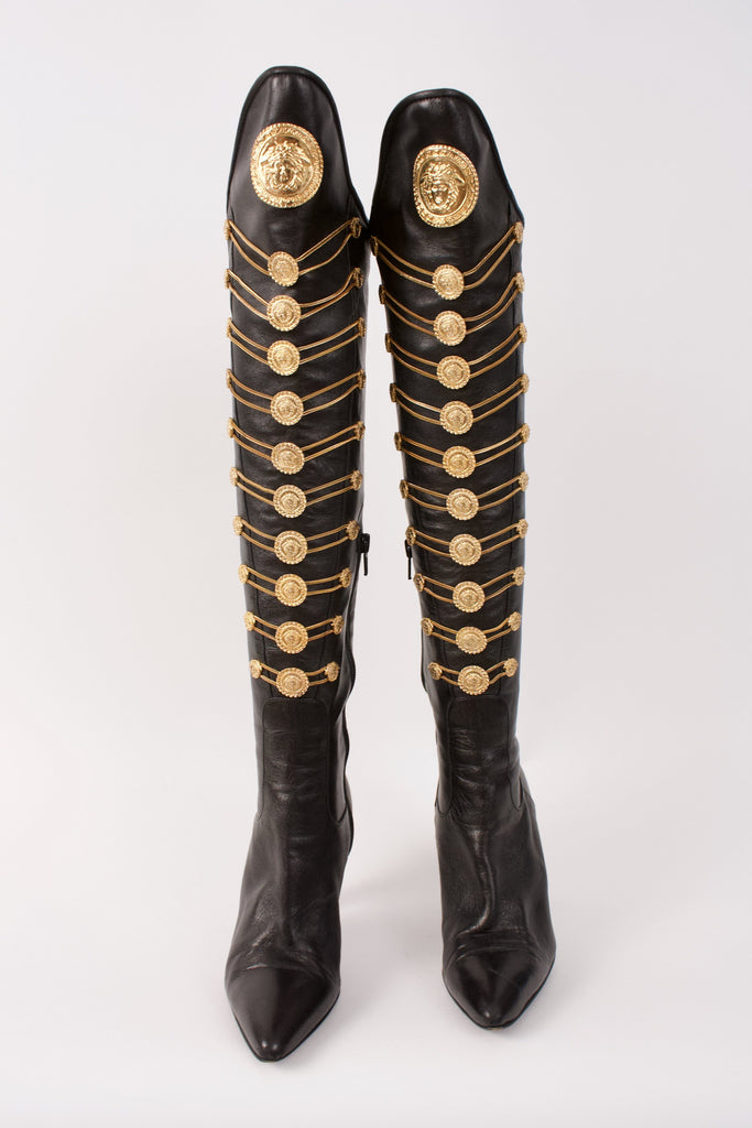 vintage versace boots