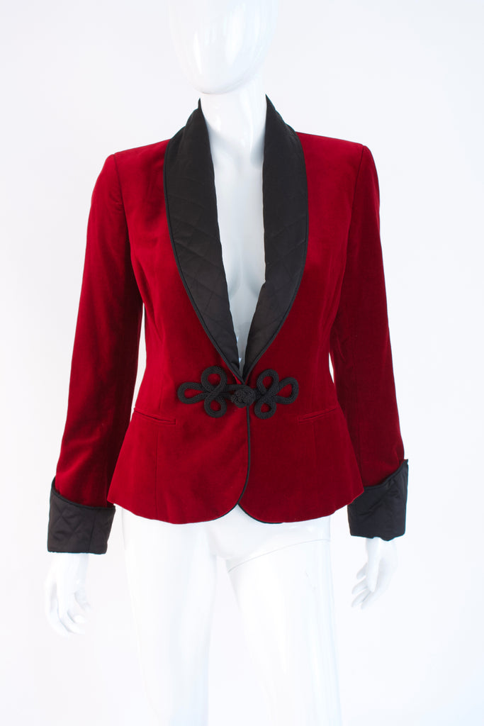 RALPH LAUREN Velvet Smoking Jacket at Rice and Beans Vintage