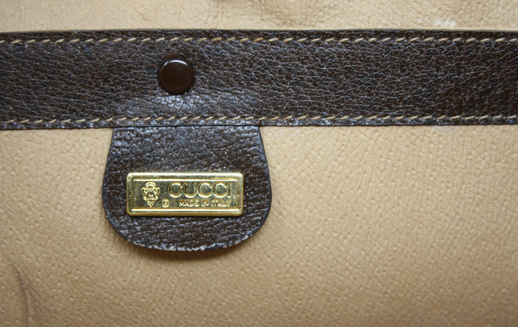 Vintage 80's GUCCI Logo Bag at Rice and Beans Vintage