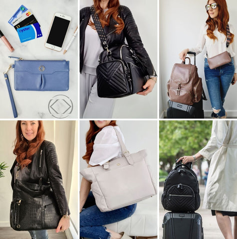 KeriKit Luxurious Designer Leather Travel Bags