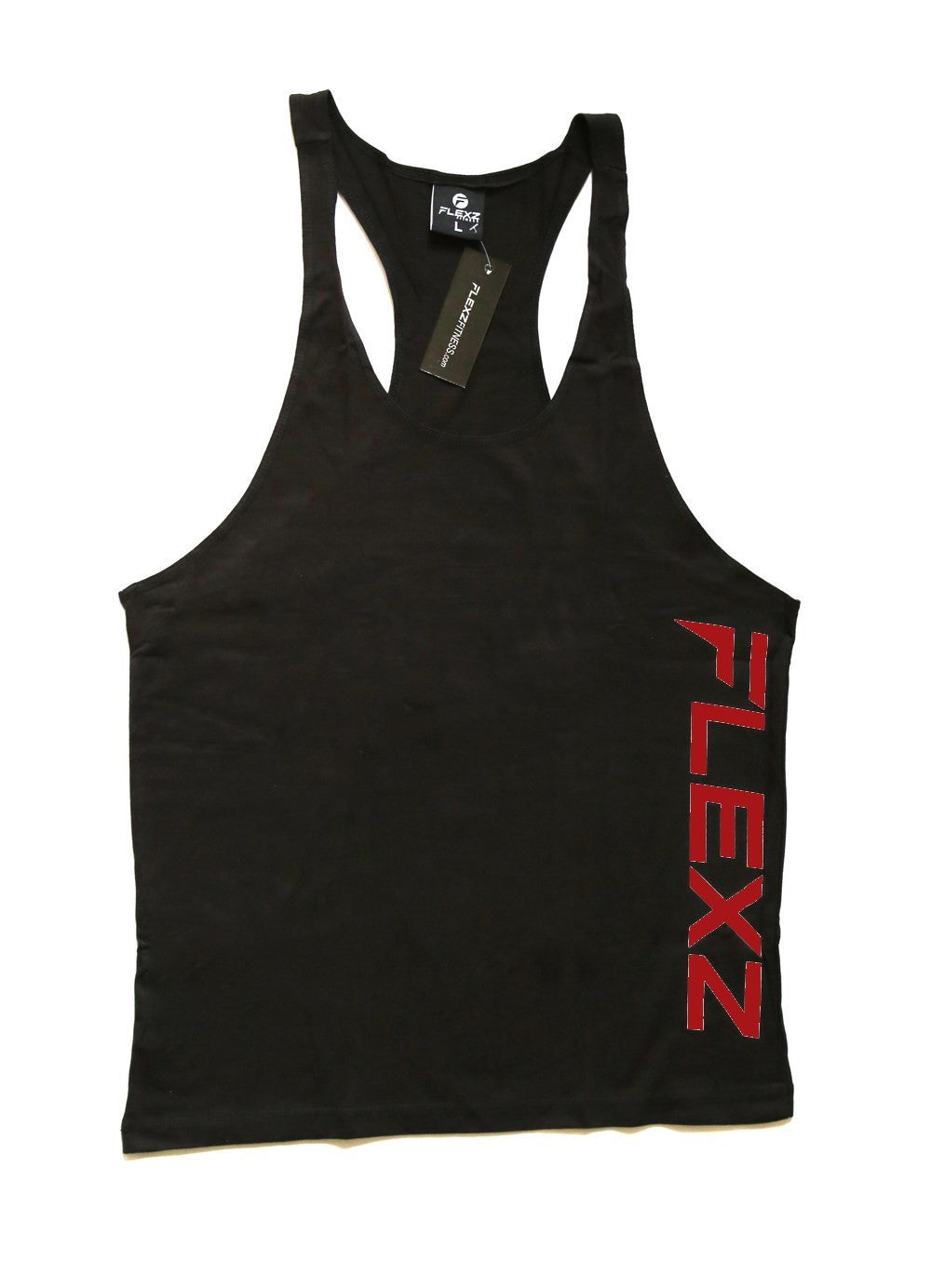 Flexz Singlet - Black/Red | Flexz Fitness