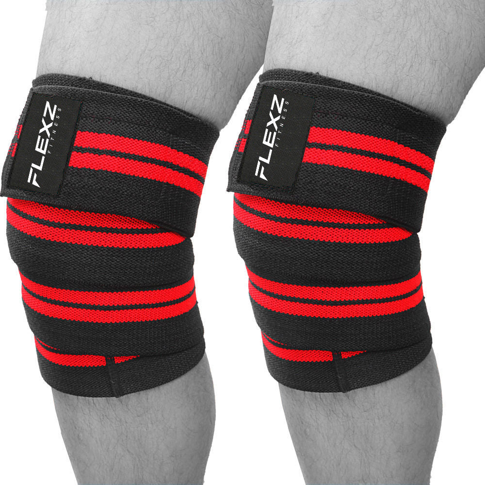 Power Lifter Knee Wraps Flexz Fitness