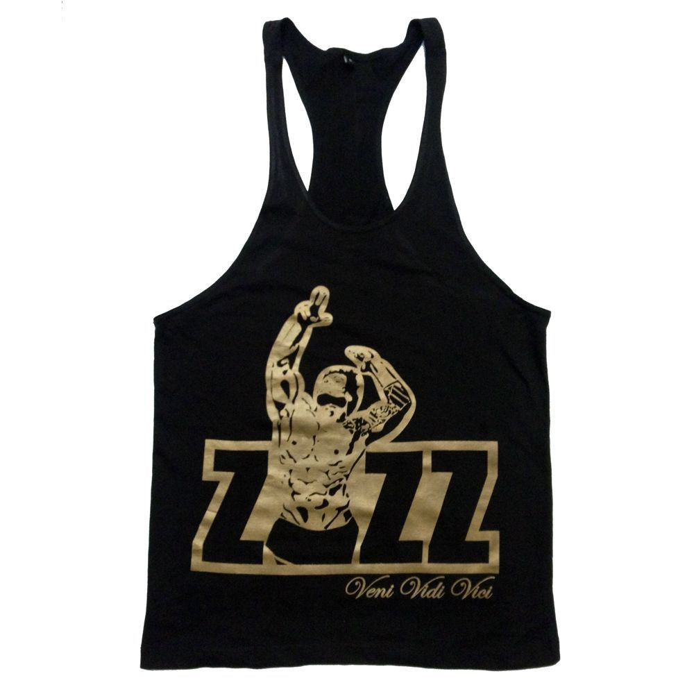 ZYZZ Official Singlet - Black/Gold | Flexz Fitness