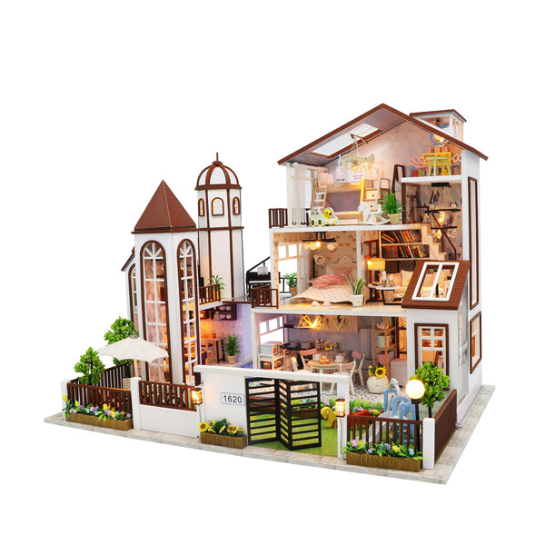 modern miniature dollhouse