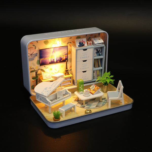 blue box dollhouse