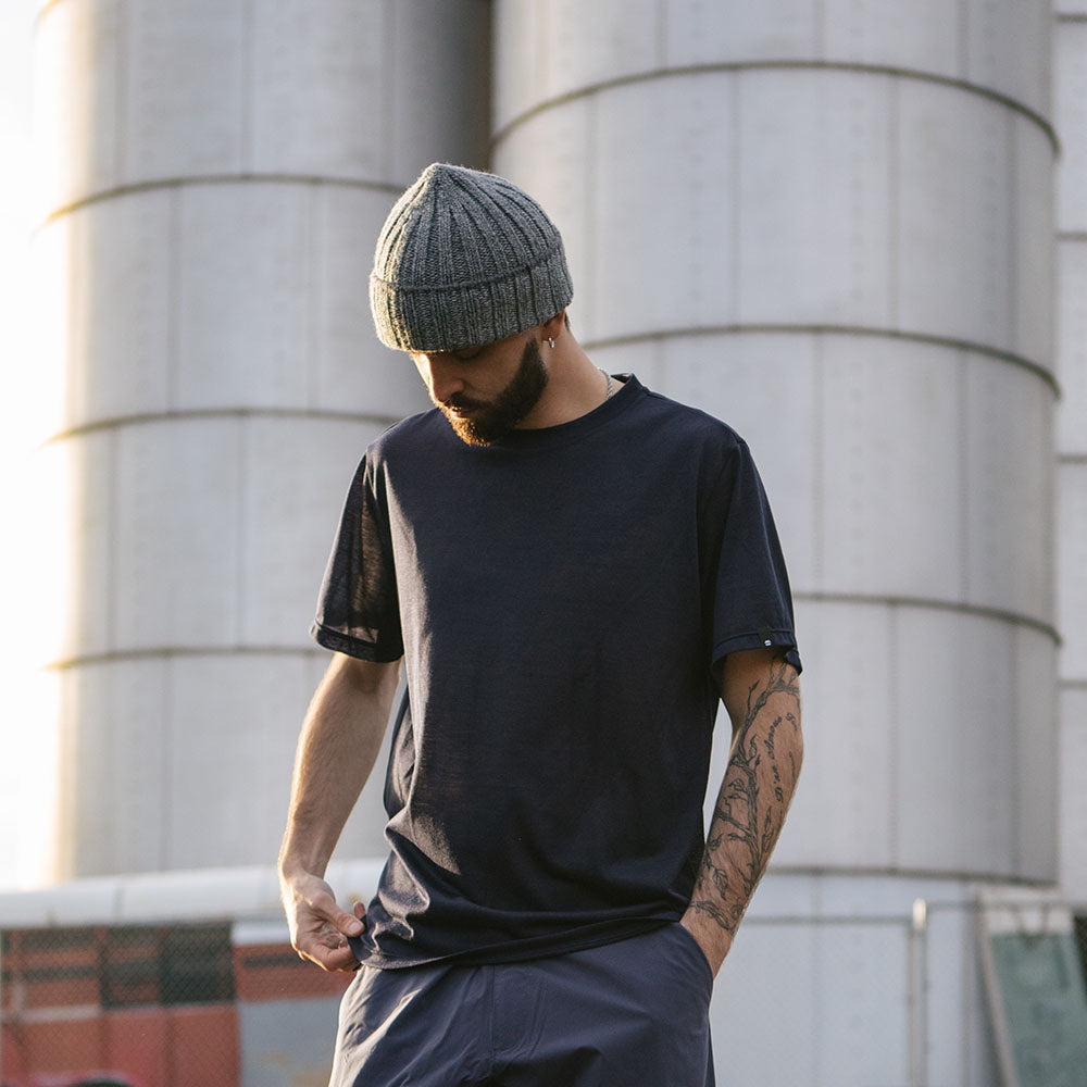 Beringia Lightweight Merino Tee - Axio, Made in Japan