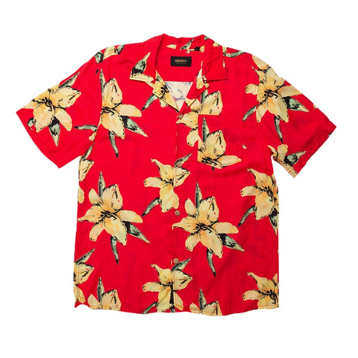 Deus Havana SS Shirt Red – Kong Online