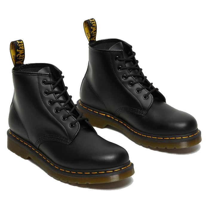 Dr. Martens 101 Smooth Leather Lace Up Boots Black – Kong Online