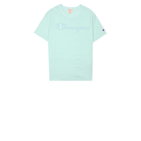 Champion Pinstripe Logo T-Shirt Mint 