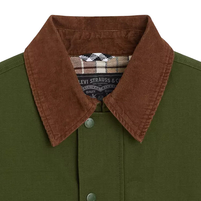 Levi's The Fishing Jacket Mossy Green – Kong Online