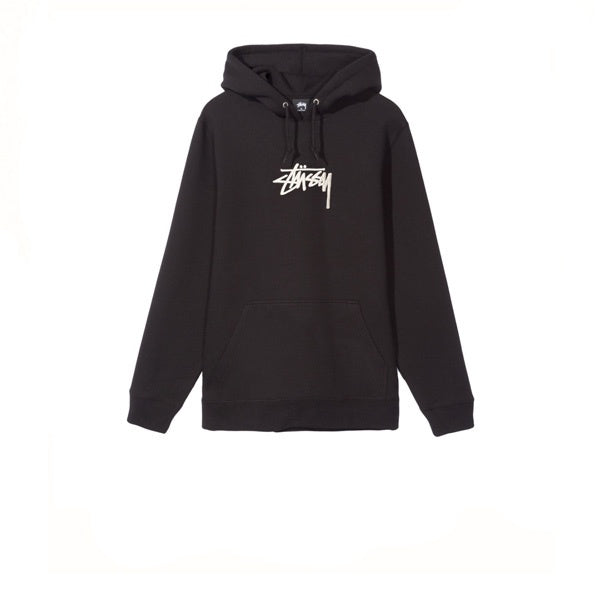 stussy stock logo applique hood