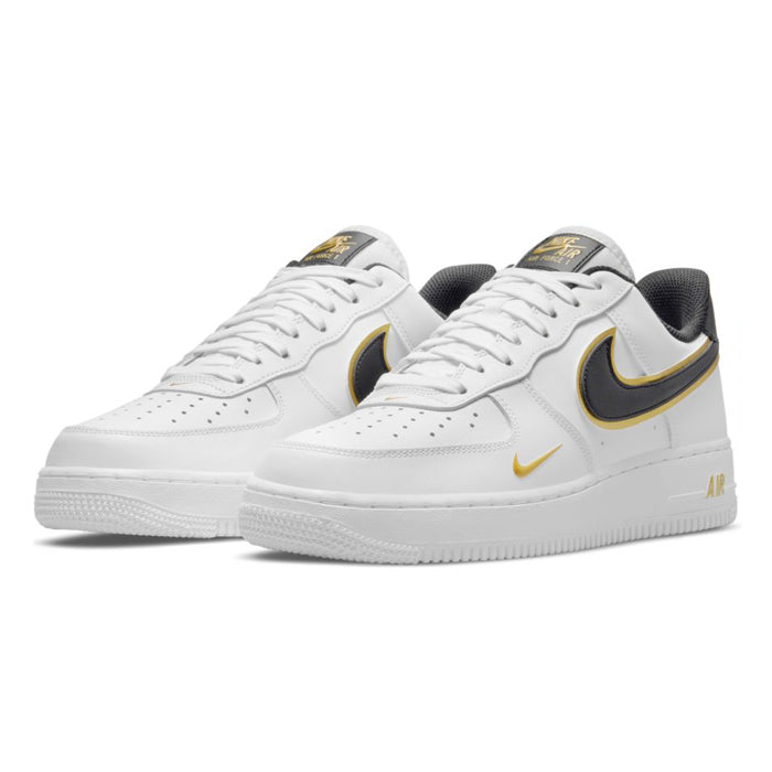 black and gold nike air force ones