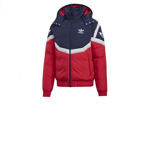 adidas red padded jacket