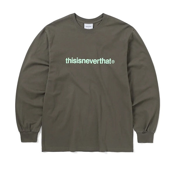 thisisneverthat T Logo LS Tee Charcoal