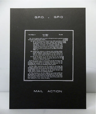 Donlon Books G P O Versus G P O A Chronicle Of Mail Art On Trial By Genesis P Orr