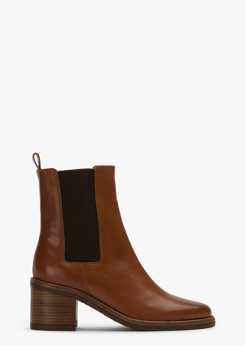 Albany Toffee Como Ankle Boots