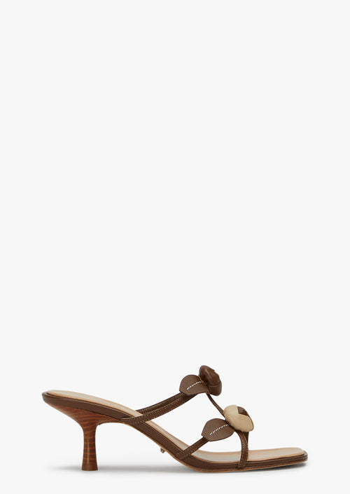 Alpine Mocha Nappa Heels