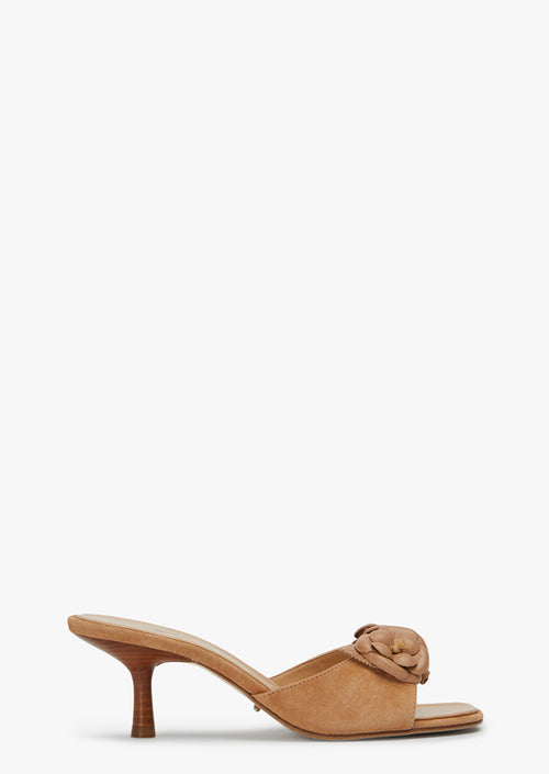 Arvet Butterscotch Suede Heels