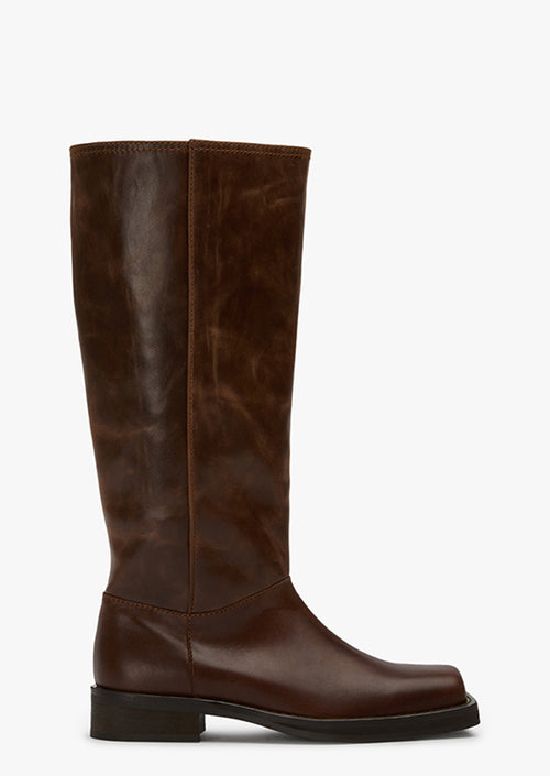 Beckham Saddle Wax Calf Boots
