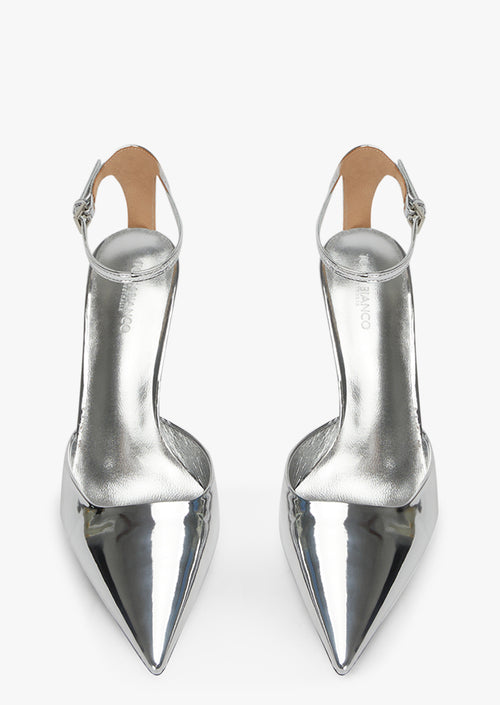 Bella Silver Shine Heels