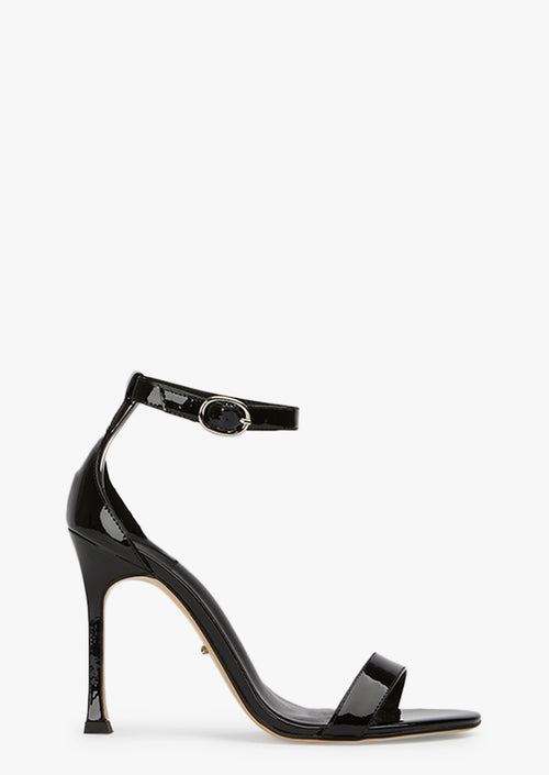 Dallas Black Patent Heels