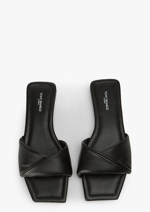 Echo Black Nappa Flats