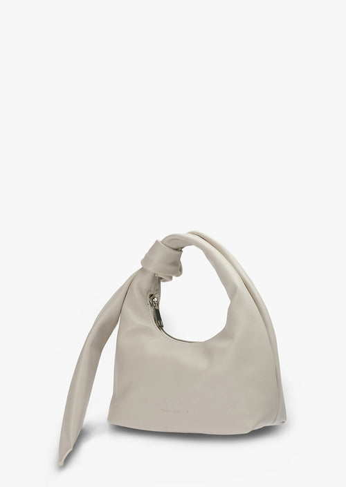 Bag-Elsa White Nappa Shoulder Bag