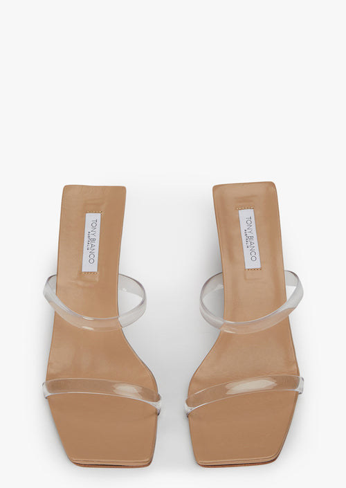 Girly Clear Vinylite/Skin Wedges