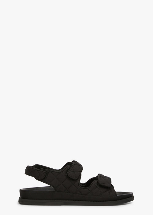 Hiranni Black Grosgrain Sandals