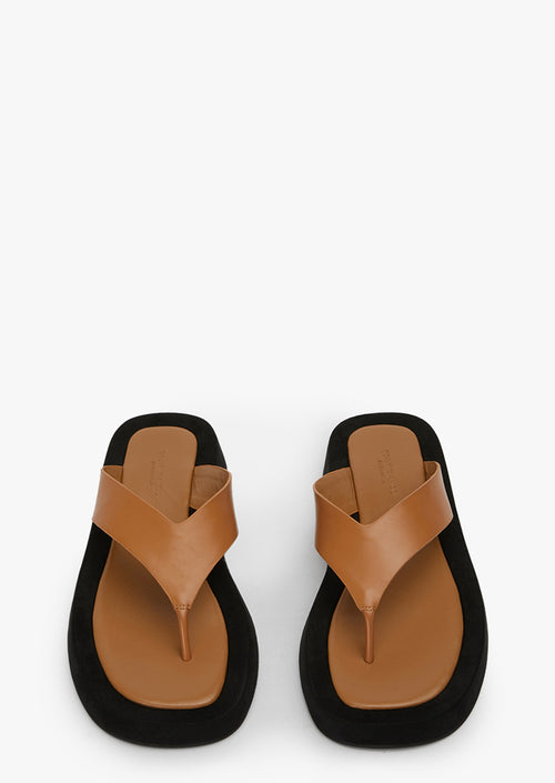 Ives Tan Como Sandals