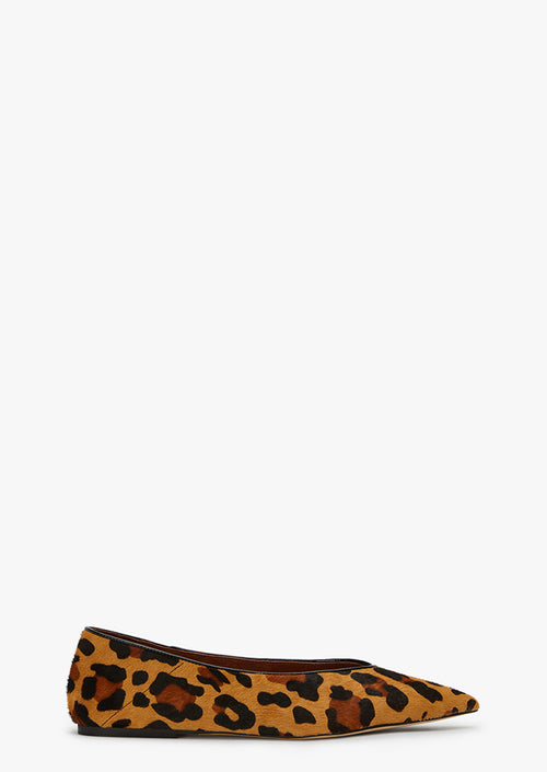 Joop Leopard Pony Flats