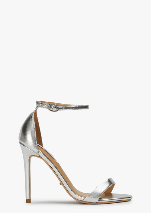 Kameo Silver Nappa Metallic Heels